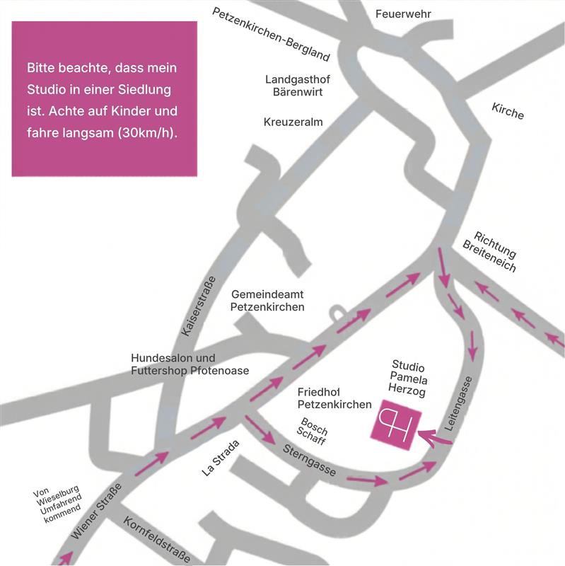 Anfahrt_Pamela Herzog_Studio